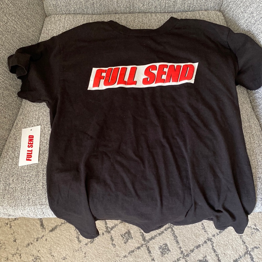 “Full Send” Box Logo Tee